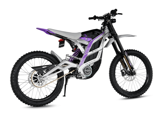 Right view-2 | 79BIKE Falcon-pro (Silver+purple) | Electric Off-road Motorcycle