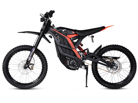 Left view-1 | 79BIKE Falcon-pro (Black+red) | Electric Off-road Motorcycle