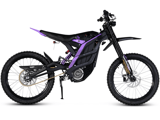 Right view-1 | 79BIKE Falcon-pro (Black+purple) | Electric Off-road Motorcycle